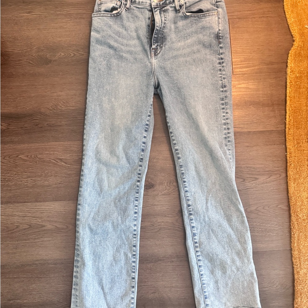 Jonathon Simkhai-light wash straight leg jeans